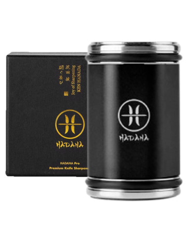 Afilador de Cuchillos HADANA Edición Negra - Kit 2 Piedras Diamante y Cerámica