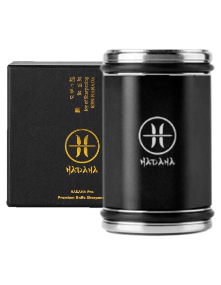 Afilador de Cuchillos HADANA Edición Negra - Kit 2 Piedras Diamante y Cerámica