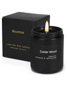 Vela Aromatizada de Cera de Soja Wrcevtor 198g Cedro Negra