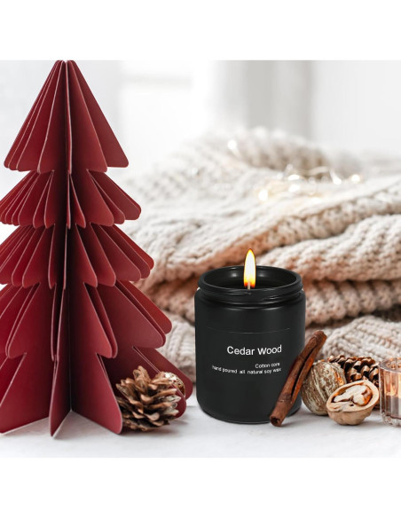 Vela Aromatizada de Cera de Soja Wrcevtor 198g Cedro Negra
