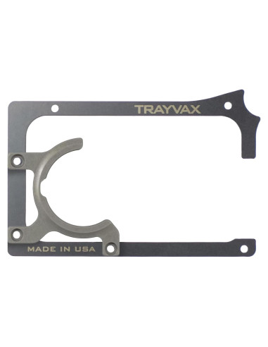 Trayvax Tracer Classic para Apple Airtag - Inserto Aluminio Gris