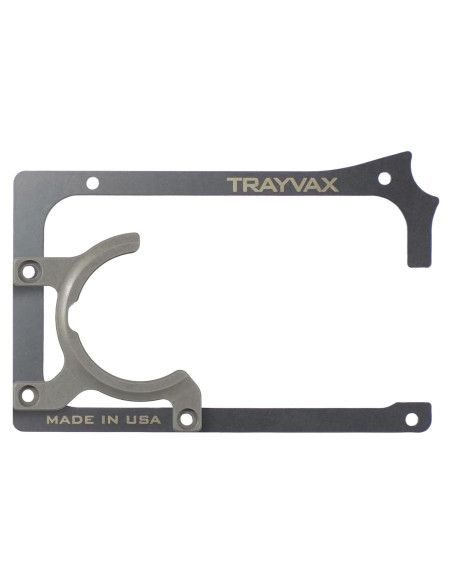 Trayvax Tracer Classic para Apple Airtag - Inserto Aluminio Gris Trayvax Tracer Classic para Apple Airtag - Inserto Aluminio Gris
