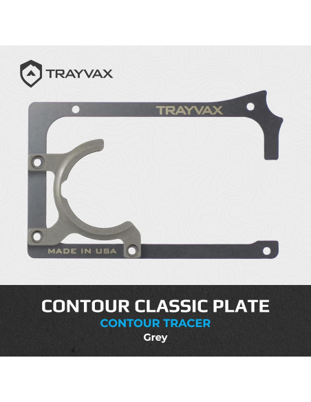 Trayvax Tracer Classic para Apple Airtag - Inserto Aluminio Gris Trayvax Tracer Classic para Apple Airtag - Inserto Aluminio Gris