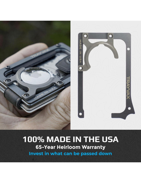 Trayvax Tracer Classic para Apple Airtag - Inserto Aluminio Gris Trayvax Tracer Classic para Apple Airtag - Inserto Aluminio Gris