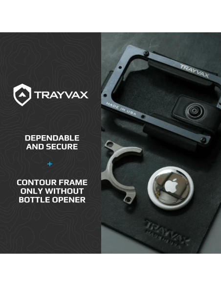 Trayvax Tracer Classic para Apple Airtag - Inserto Aluminio Gris Trayvax Tracer Classic para Apple Airtag - Inserto Aluminio Gris