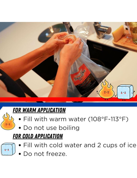 Bolsas de Terapia de Agua Caliente DrySoak Tiger Tail - 2 Unidades