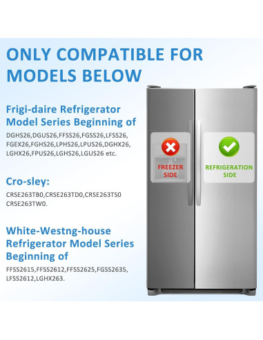 Marco de Estante de Refrigerador Frigidaire 241969501 MIFLUS