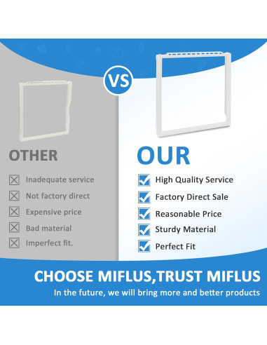 Marco de Estante de Refrigerador Frigidaire 241969501 MIFLUS