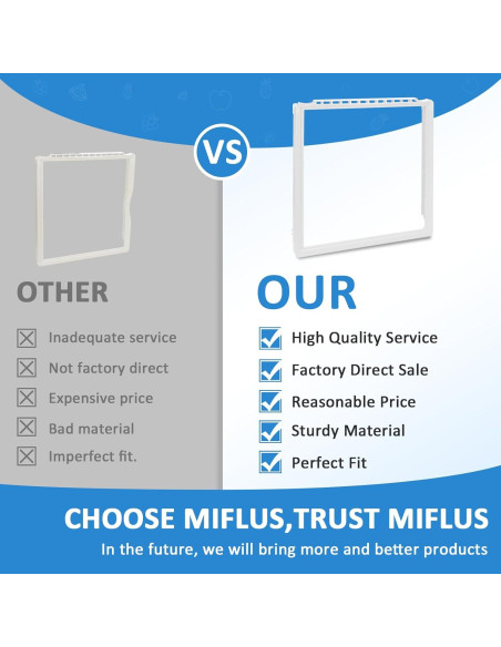 Marco de Estante de Refrigerador Frigidaire 241969501 MIFLUS