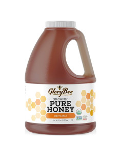 Miel Orgánica GloryBee 100% Pura Ligera y Suave 2.27 kg