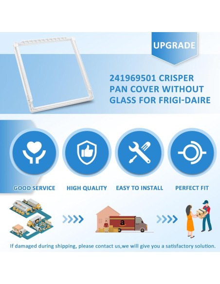 Marco de Estante de Refrigerador Frigidaire 241969501 MIFLUS