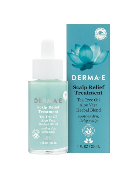 Suero para el Cuero Cabelludo Derma E 29.57 ml - Alivia Picazón