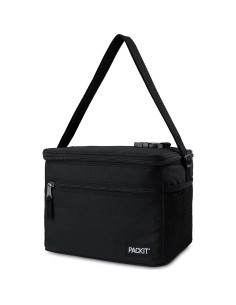 Cooler PackIt Esencial Congelable Negro 5.7L Plegable 2