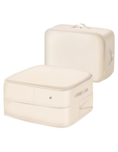 Bolsas de Compresión JXWENBYX 2 Paquetes L Beige 54x42x30cm