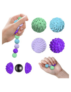 Juguetes Antiestrés Mity Rain 4 Piezas Silicona Magnética