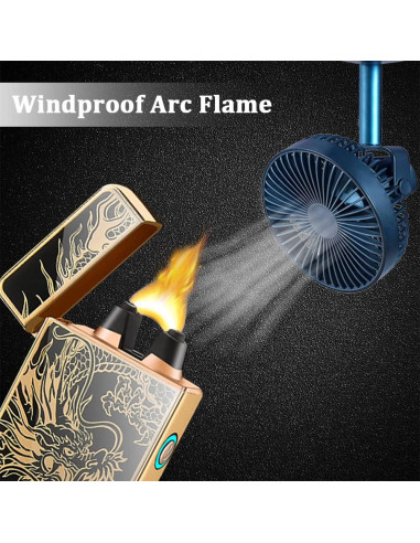 Encendedor Eléctrico Recargable RSBYE Dragón USB 100g