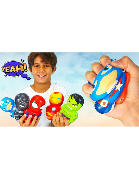Pelota de Estrés Squishy Marvel Avengers JA-RU 14 cm