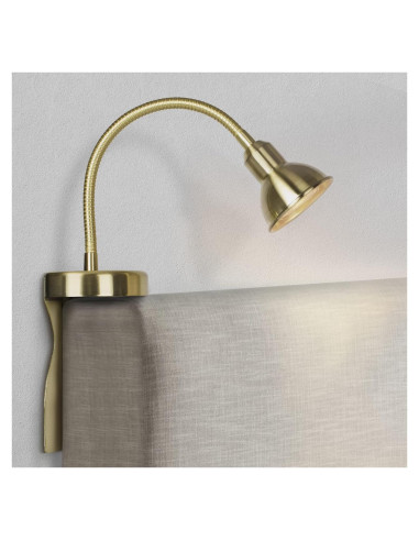 Lámpara de Lectura LED Regulable SUNLITBRANDS Dorada