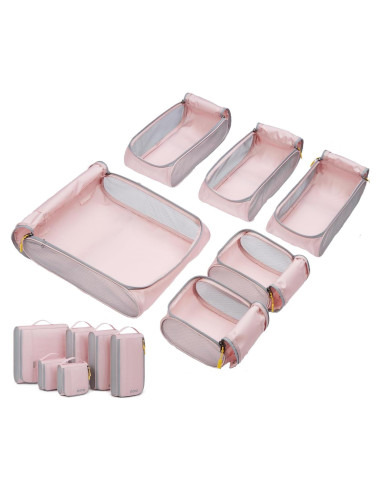 Cubos de Empaque BAGSMART Set de 6 para Viaje Livianos
