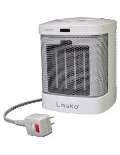 Calentador de Cerámica Lasko CD08200 Portátil 1500W Blanco 2
