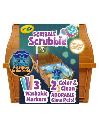 Crayola Scribble Scrubbie Mascotas Océano Set de Juego 2 Figuras