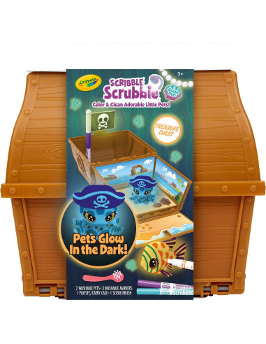 Crayola Scribble Scrubbie Mascotas Océano Set de Juego 2 Figuras