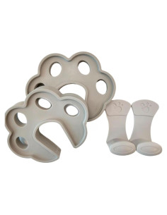 Protector de Puerta Inaya 2 Pack Silicona Gris para Niños