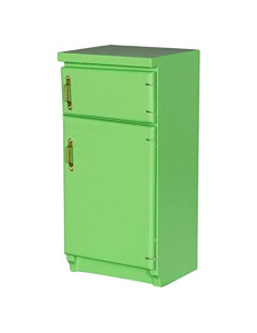 Refrigerador Miniatura Verde Cutemini 6.2x5.4x13 cm Casa de Muñecas