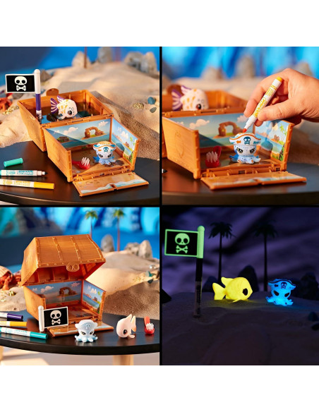 Crayola Scribble Scrubbie Mascotas Océano Set de Juego 2 Figuras