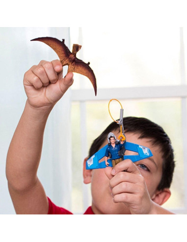Set de Juego Jetpack Chase Schleich Dinosaurios 7 Piezas