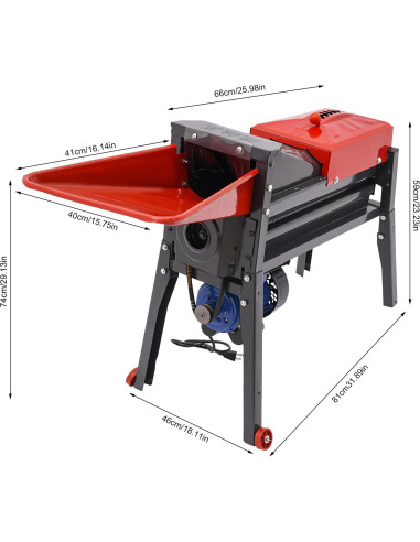 Desgranadora de Maíz Eléctrica LEYSRIS 0.48KW 2204-3307lbs/h