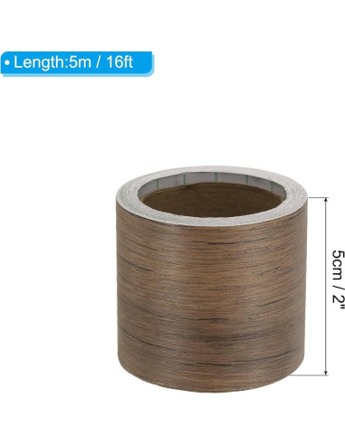 Cinta de Reparación de Grano de Madera PATIKIL 5cm x 5m Begonia