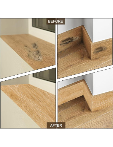 Cinta de Reparación de Grano de Madera PATIKIL 5cm x 5m Begonia