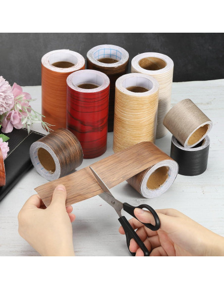 Cinta de Reparación de Grano de Madera PATIKIL 5cm x 5m Begonia