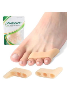 Separadores de Dedos Meñiques Welnove - 8 Piezas de Silicona