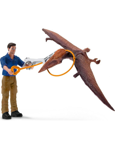 Set de Juego Jetpack Chase Schleich Dinosaurios 7 Piezas