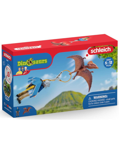 Set de Juego Jetpack Chase Schleich Dinosaurios 7 Piezas