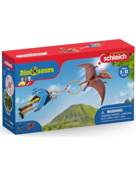 Set de Juego Jetpack Chase Schleich Dinosaurios 7 Piezas