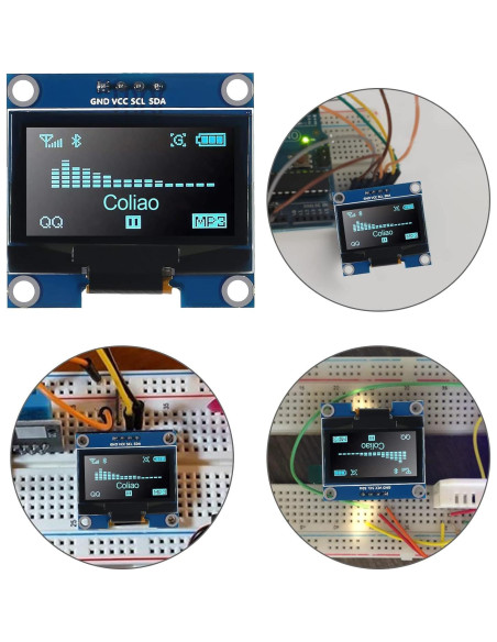 Módulo de Pantalla OLED 1.3" Coliao 128x64 IIC SSH1106 Azul