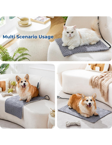 Almohadilla Térmica para Gatos Zomisia - 11 Temperaturas 44.5x35.6 cm