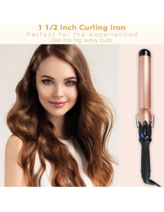 Plancha Rizadora de Cerámica BLUETOP 1.5" Control Digital 2