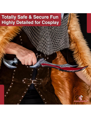 Daga de Espuma Réplicas de Armory 49.5 cm Negro y Rojo