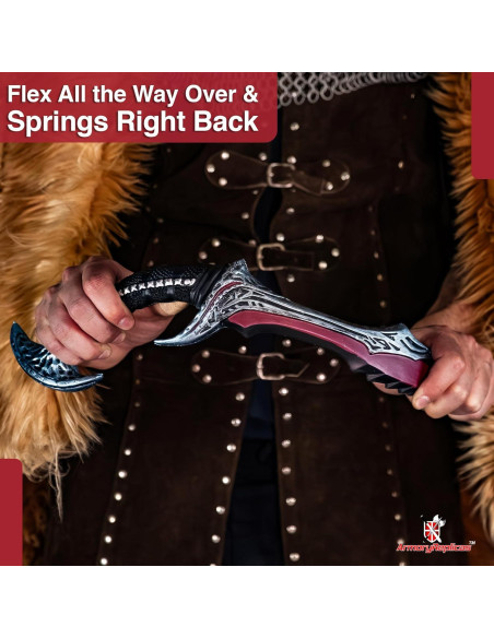 Daga de Espuma Réplicas de Armory 49.5 cm Negro y Rojo