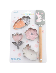 Conjunto de Cortadores de Galletas Stephen Joseph Conejo 5 Piezas