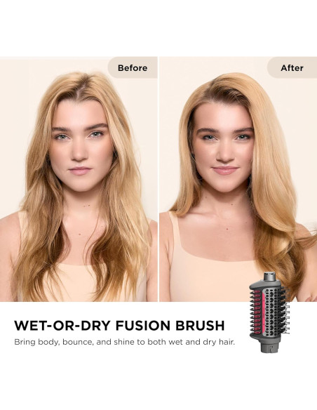 Secador de Pelo Shark FlexFusion HD642 con Cepillo y Difusor