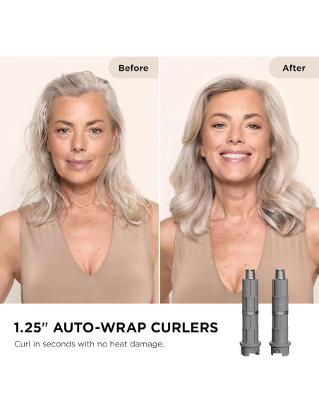 Secador de Pelo Shark FlexFusion HD642 con Cepillo y Difusor