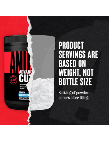 Animal Cuts Polvo Termogénico 42 Porciones Sabor Helado de Hielo Azul