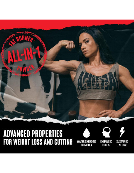 Animal Cuts Polvo Termogénico 42 Porciones Sabor Helado de Hielo Azul Animal Cuts Polvo Termogénico 42 Porciones Sabor Helado de Hielo Azul