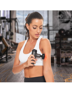 Mini Pistola de Masaje HEYCHY CUTE X-A-H con Calor y 4 Cabezas 2