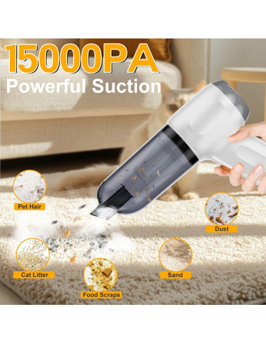 Aspiradora de Coche Inalámbrica Opinta CV103 15000PA Beige